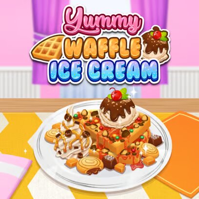 Yummy Waffle Ice Cream Yummy Waffle Ice Cream